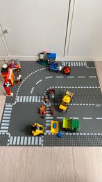 4 grondplaten met Lego- dorp, Kinderen en Baby's, Speelgoed | Duplo en Lego, Ophalen of Verzenden, Zo goed als nieuw
