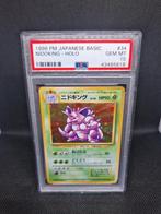 Nidoking Base Set Jap PSA 10, Hobby en Vrije tijd, Verzamelkaartspellen | Pokémon, Ophalen of Verzenden, Zo goed als nieuw, Losse kaart