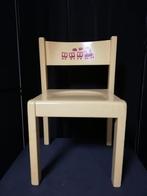 Geel houten kinderstoel met treinlogo.165, Ophalen, Zo goed als nieuw, Stoel(en)