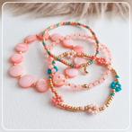 Nieuw! Zomers setje in coral en turquoise tinten, Ophalen of Verzenden, Nieuw, Goud