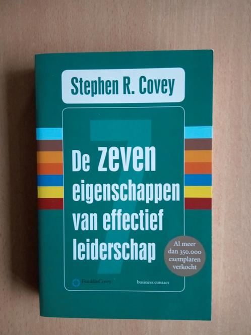 De 7 eigenschappen van effectief leiderschap Stephen Covey, Boeken, Advies, Hulp en Training, Zo goed als nieuw, Ophalen of Verzenden