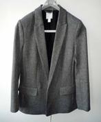 Grijze visgraat blazer, H&M maat 40, Maat 38/40 (M), H&M, Ophalen of Verzenden, Zo goed als nieuw