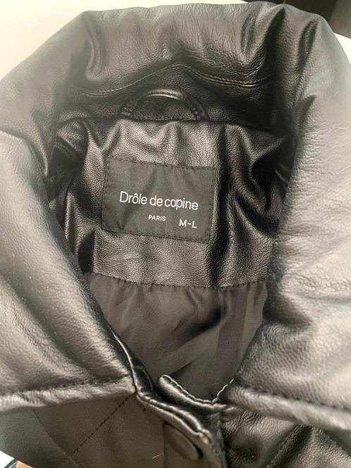 Zwarte jas – Drole de Copine, maat M-L – €15, Kleding | Dames, Jassen | Winter, Gedragen, Maat 42/44 (L), Zwart, Ophalen