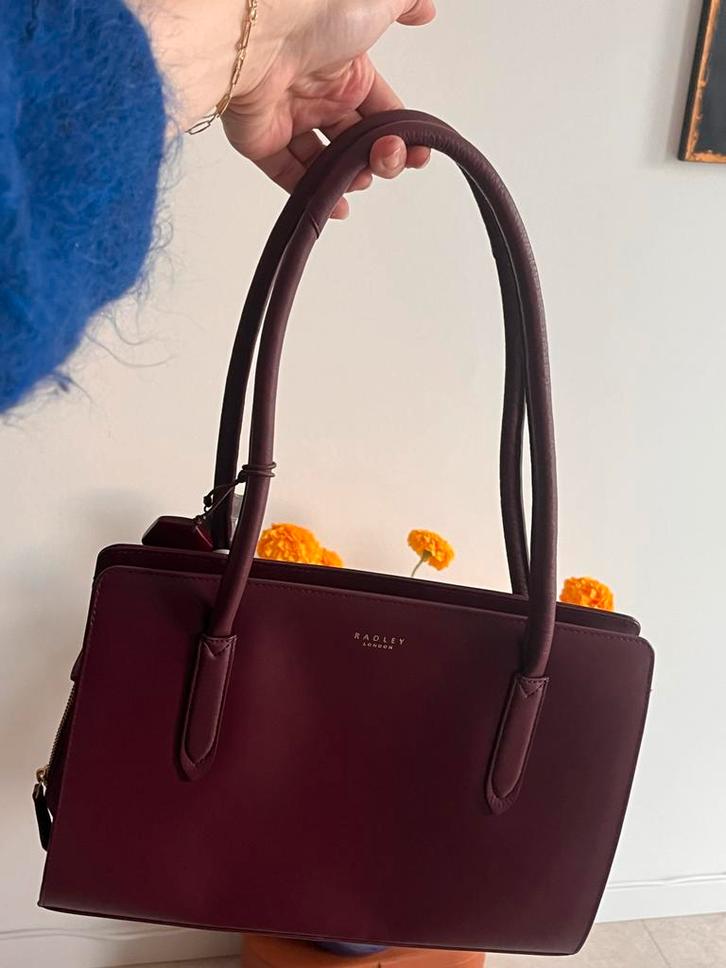 Radley London Handtas, Sieraden, Tassen en Uiterlijk, Tassen | Damestassen, Zo goed als nieuw, Handtas, Rood, Ophalen of Verzenden