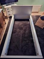 IKEA MALM bed zonder lattenbodem (90x200) (wit), Ophalen, Gebruikt, 90 cm, Eenpersoons