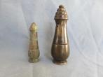 Kalk / opium vaasjes in brons - 18e - 19e eeuw - zuid oost A, Ophalen of Verzenden, Brons