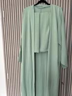 Abaya twee delen, Ophalen of Verzenden, Zo goed als nieuw, Groen, Jurk