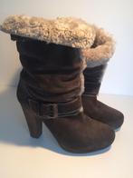 VIC Vic Matie suede leer leren bruine laarsjes haken 38, Kleding | Dames, Schoenen, Bruin, Verzenden, Zo goed als nieuw, Schoenen met hoge hakken