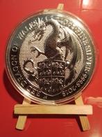 10 oz zilveren red dragon of wales, Postzegels en Munten, Ophalen, Zilver