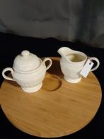 Leuk setje: Queens Garden suikerpot & melkkan, Huis en Inrichting, Gebruikt, Keramiek, Overige typen, Ophalen of Verzenden