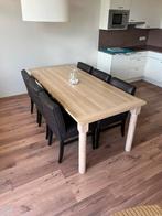 Eettafel, Ophalen, 50 tot 100 cm, Zo goed als nieuw, Vijf personen of meer