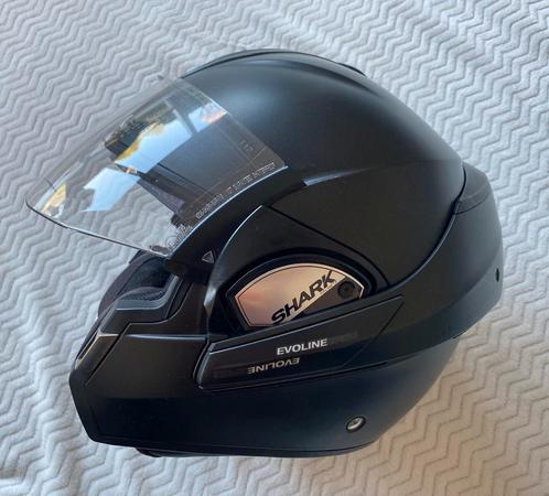 Shark evoline serie 3 motorhelm, Motoren, Kleding | Motorhelmen, Integraalhelm, Shark, Tweedehands, Ophalen of Verzenden