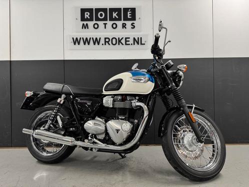 Triumph BONNEVILLE T100"NIEUW STAAT" (bj 2018), Motoren, Motoren | Triumph, Bedrijf, Toermotor