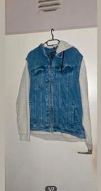 Leuke spijkerjas Bershka maat XXL, Ophalen of Verzenden, Zo goed als nieuw, Maat 46/48 (XL) of groter, Blauw
