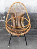 Stoel '60s ( rotan ) Retro/Vintage/Design, Huis en Inrichting, Stoelen, Ophalen, Gebruikt, Vintage, Eén
