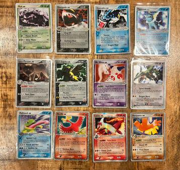 12 vintage ex pokemon kaarten beschikbaar voor biedingen