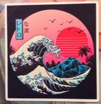 OUTRUN SYNTHWAVE SUN 80's Muziek Retro Sticker, Nieuw, Overige typen, Verzenden