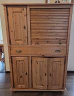 mooie grenen computerkast, Huis en Inrichting, Kasten | Computermeubels, Ophalen, Gebruikt, 120 tot 170 cm, Landelijk