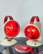 Vintage Philips Infraphil Heat Lamp – Model HP3600 set of 2 , Ophalen of Verzenden, Gebruikt, Glas, Minder dan 50 cm
