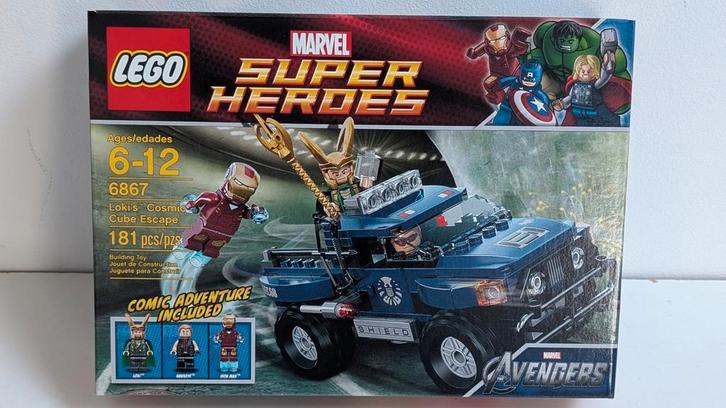 Lego Marvel Super Heroes 6867 Loki's Cosmic Cube Escape NW, Kinderen en Baby's, Speelgoed | Duplo en Lego, Nieuw, Lego, Complete set