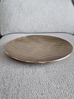 Gouden schaal - NIEUW, Huis en Inrichting, Woonaccessoires | Schalen en Manden, Overige materialen, Schaal, Rond, Nieuw