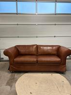 Mooie leren bank 240 breed, Huis en Inrichting, Banken | Bankstellen, Ophalen, Gebruikt, Driepersoons, 75 tot 100 cm