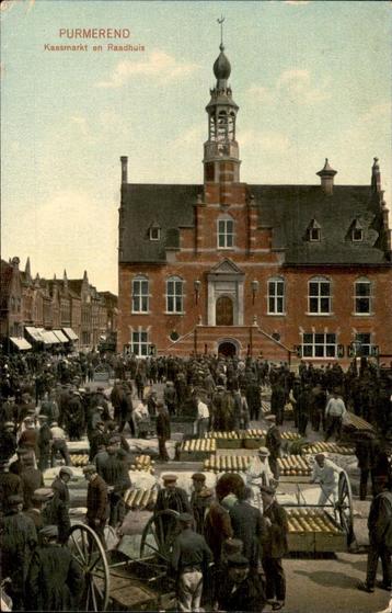 Purmerend Kaasmarkt en Raadhuis  st 1914 beschikbaar voor biedingen