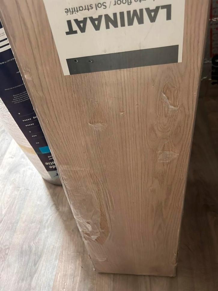 Laminaat Eiken Licht Naturel - 2 Pakken Nieuw, Doe-het-zelf en Verbouw, Vloerdelen en Plavuizen, Nieuw, Laminaat, Kunststof, 150 cm of meer