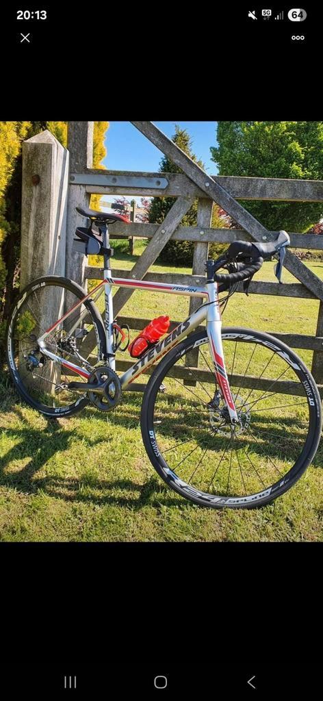 Stevens Aspin Disc, Fietsen en Brommers, Fietsen | Racefietsen, Gebruikt, Heren, Overige merken, Meer dan 20 versnellingen, Aluminium