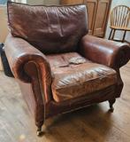 Schaapsleder Fauteuil op Wieltjes, Huis en Inrichting, Fauteuils, Ophalen, Gebruikt, Klassiek, 100 tot 125 cm