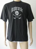 maat L, 1 nieuw Fat Pipe T-shirt, met skull, 75 cm., Maat 52/54 (L), Zwart, Nieuw, Ophalen of Verzenden