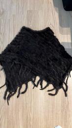 Poncho met echt bont, nieuw, Kleding | Dames, Ophalen of Verzenden, Nieuw, Sjaal