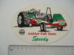 sticker oud Speedy Trekker trek traktor pulling tractor ntto, Verzenden, Zo goed als nieuw, Bedrijf of Vereniging