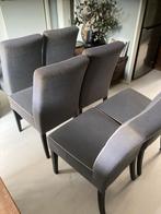 Eetkamerstoelen - Set van 6, Ophalen of Verzenden, Zo goed als nieuw, Vijf, Zes of meer stoelen, Stof