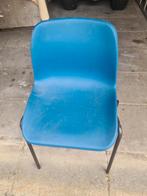 Hard kunststof stoelen 16 stuks, Huis en Inrichting, Stoelen, Ophalen, Kunststof, Gebruikt, Blauw