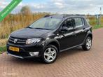 Dacia Sandero Stepway 1.5dci 90pk '13 Slechts 144 dkm A.C., Auto's, Voorwielaandrijving, Stof, Gebruikt, Zwart