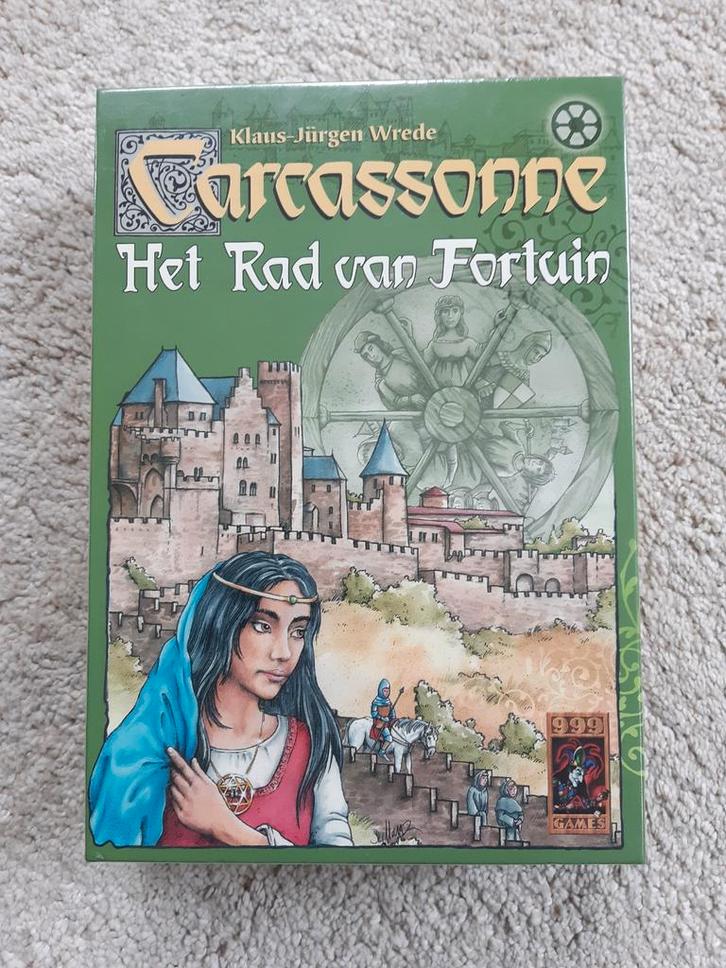 Carcassonne Het Rad van Fortuin - Bordspel, Hobby en Vrije tijd, Gezelschapsspellen | Bordspellen, Nieuw, Een of twee spelers