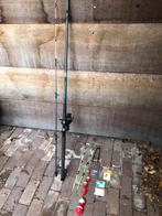 Roofvissen :Doodaas set met hengel, molen en diverse extra, Ophalen, Gebruikt