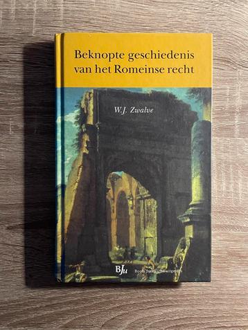 Beknopte Geschiedenis van het Romeinse Recht beschikbaar voor biedingen