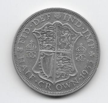 Verenigd Koninkrijk ½ crown 1935 KM# 835 beschikbaar voor biedingen