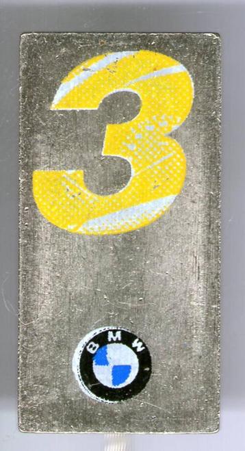 BMW 3 zilverkleurig auto speldje ( A_101 ) beschikbaar voor biedingen