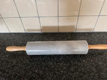 Marmeren Deegroller - rvs beslagkom beschikbaar voor biedingen