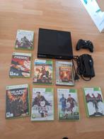 Xbox 360 E Console + 8 Games - Complete Set!, Ophalen of Verzenden, Gebruikt, Met 1 controller, Met games