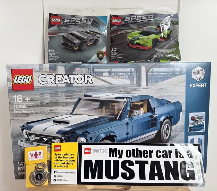 LEGO 10265 | Ford Mustang | VIP set + twee polybags, Kinderen en Baby's, Speelgoed | Duplo en Lego, Nieuw, Lego, Complete set