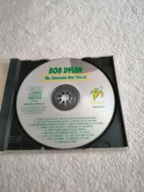 Cd Bob Dylan onofficiele uitgave vol. 4 Mr. TAMBOURINE MAN, Cd's en Dvd's, Cd's | Rock, Zo goed als nieuw, Poprock, Ophalen of Verzenden