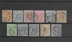 Nederland 1891, NVPH 34 t/m 44, Gestempeld., Verzenden, T/m 1940, Gestempeld