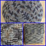 Unieke gehaakte jeans blauwe kussens - set van 3, Huis en Inrichting, Woonaccessoires | Kussens, Ophalen of Verzenden, Nieuw, Blauw