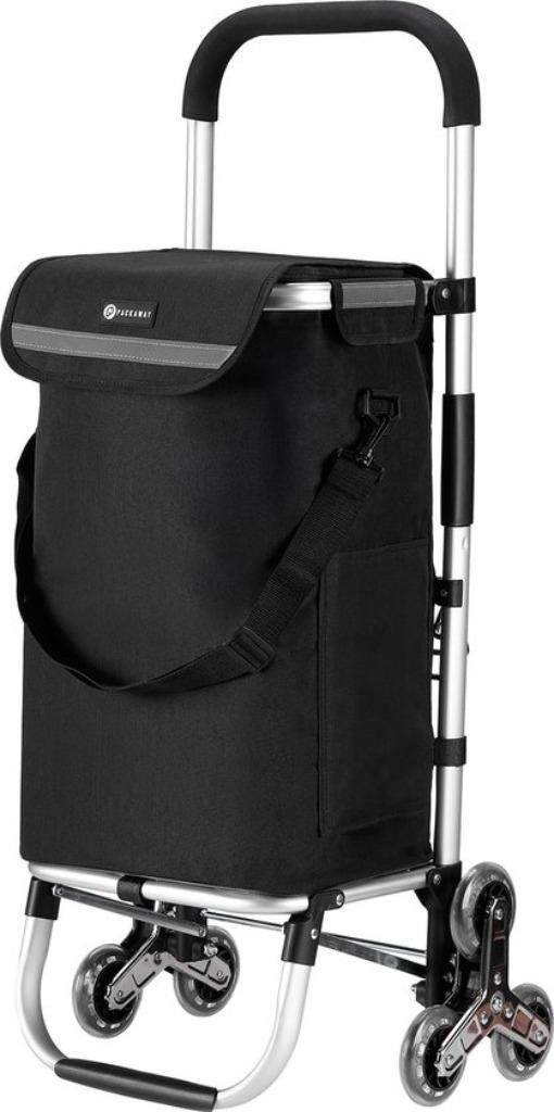 Boodschappentrolley met 6 wielen voor trappen - 40L, Huis en Inrichting, Overige Huis en Inrichting, Zo goed als nieuw, Ophalen of Verzenden