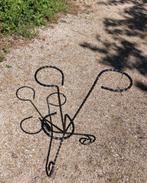 Metaal draadstaal plantenstandaard voor 3 potjes, Ophalen, Tuin, Gebruikt, Minder dan 60 cm