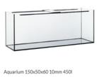 Volglas Aquarium 150x50x60 cm, Ophalen, Nieuw, Leeg aquarium, Nvt